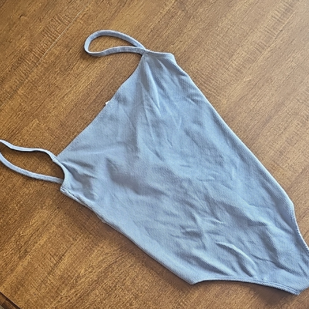 NWT Abercrombie & Fitch Body Suit, Light Blue, Size Medium